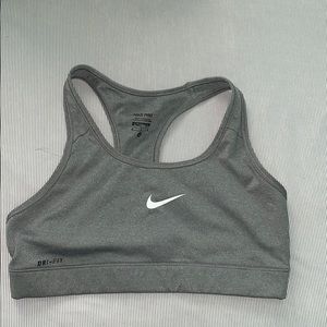 Nike sports bra grey